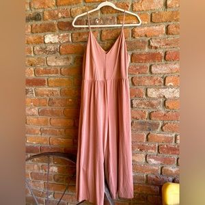Sienna Sky Blush romper, size L